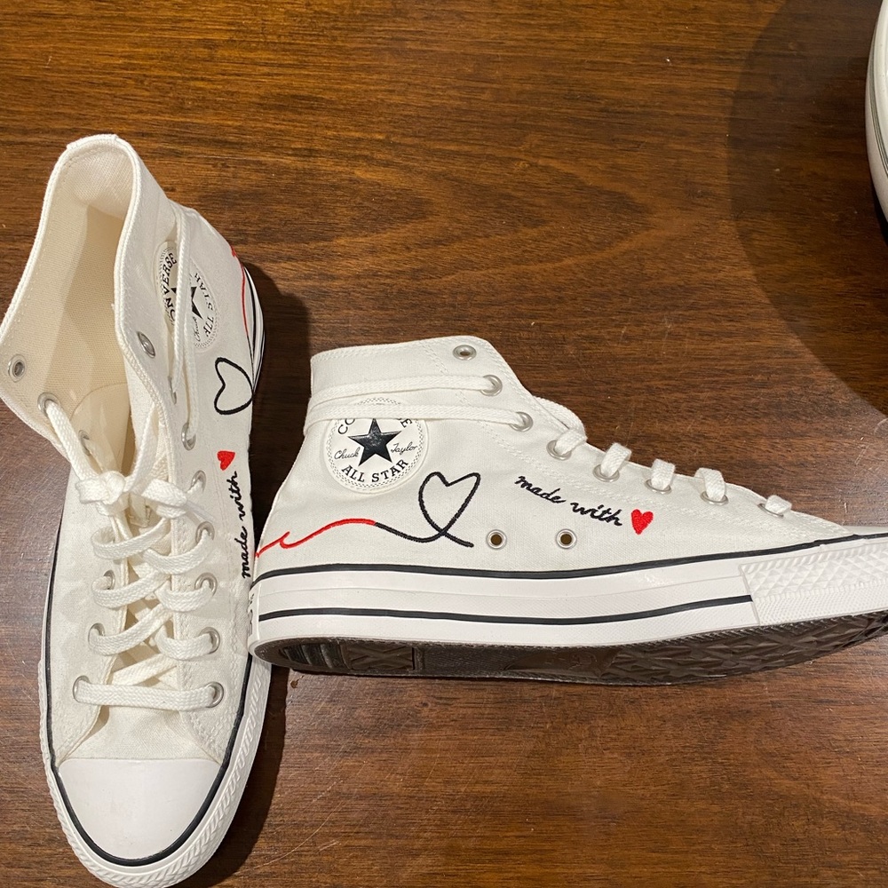 Brand new converse all star Made With Love